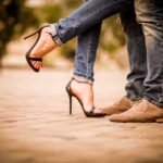 Shoes. Couple. Couple in love. passion.