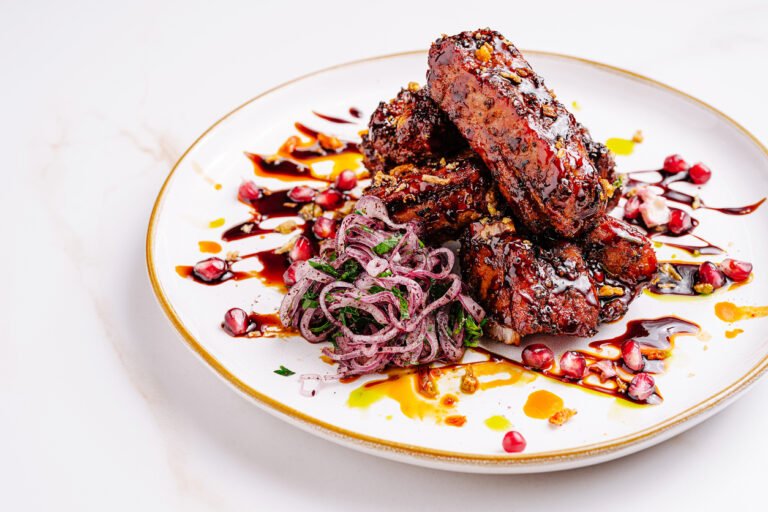 Pomegranate Molasses Crockpot Short Ribs