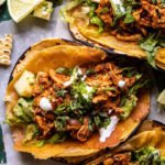 Adobo Chicken Skewers Tacos