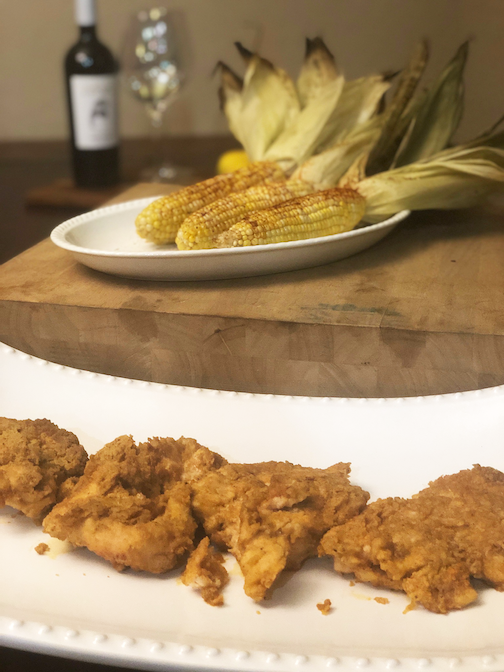 chicken and corn
