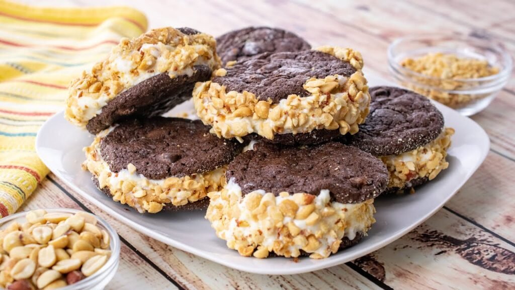 Peanut Butter Ice Cream SANDWICHES
