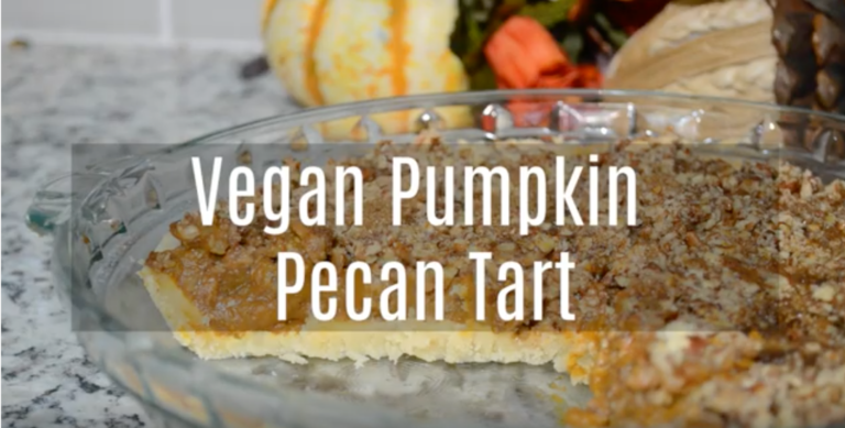 Vegan Pumpkin Pecan Pie