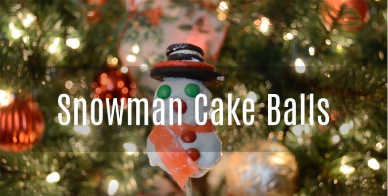 Snowman Cake Pops