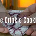 Ube Crinkle Cookies