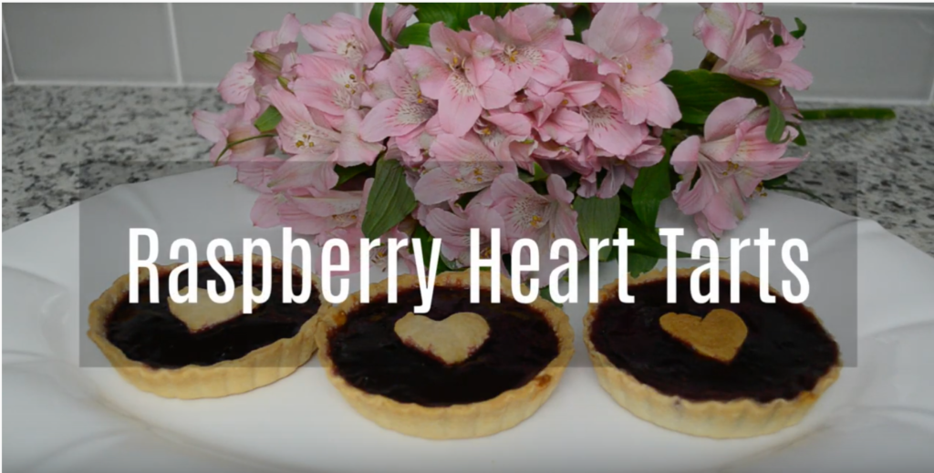 Raspberry Heart Tartlets
