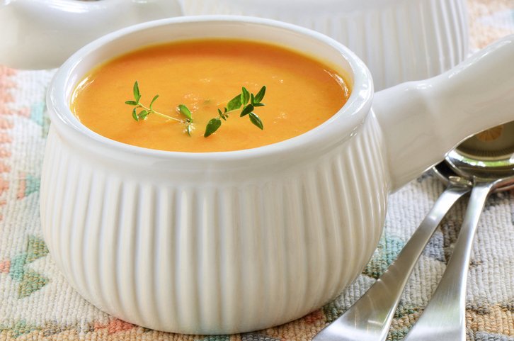 Andouille and Sweet Potato Soup