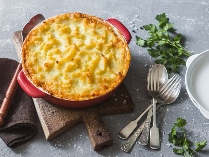 Vegan Lentil Mushroom Shepherd's Pie