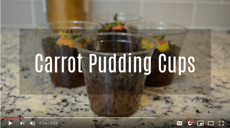 Carrot Pudding Cups